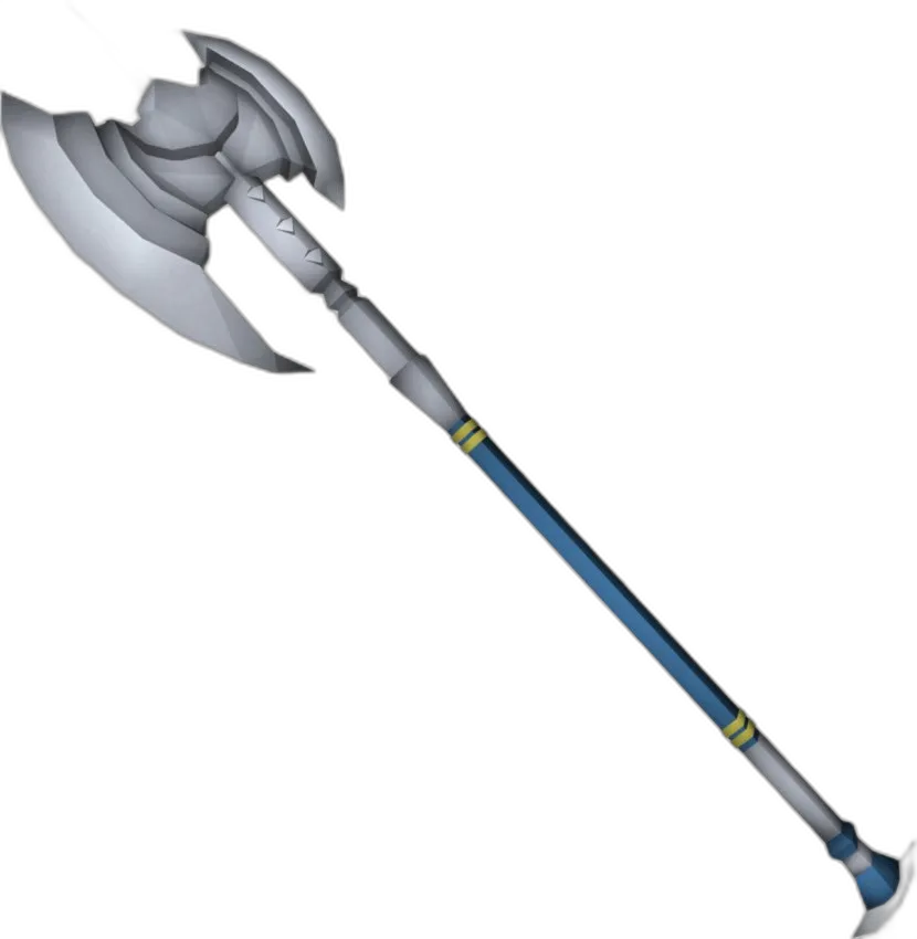 Enchanted Double-Bladed Battle Axe