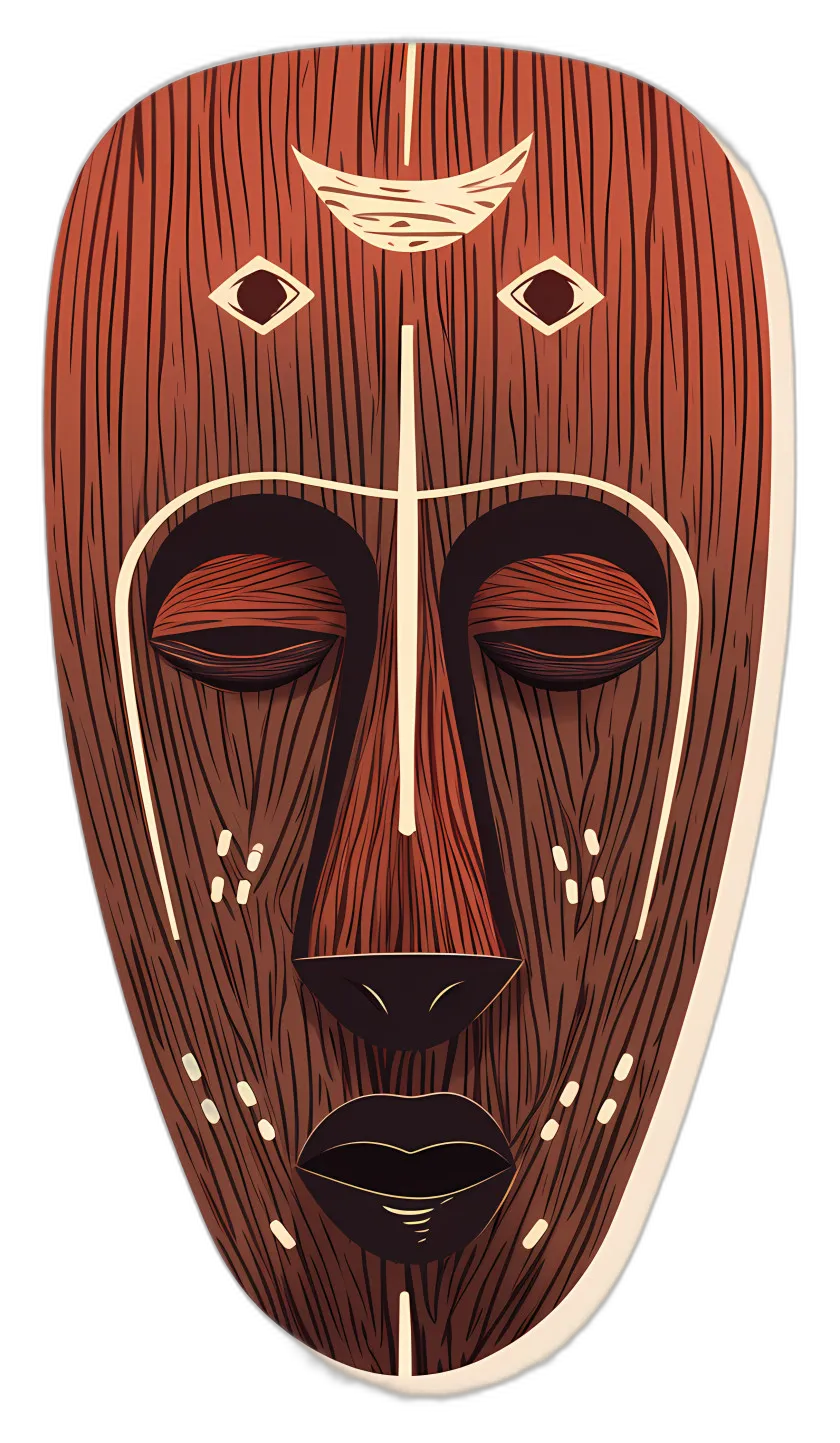 African Tribal Wooden Mask