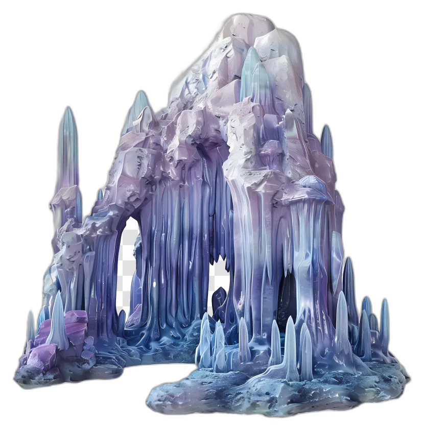 Ice Cave Crystal Formations