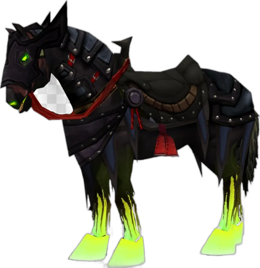 Dark Fantasy Armored Horse