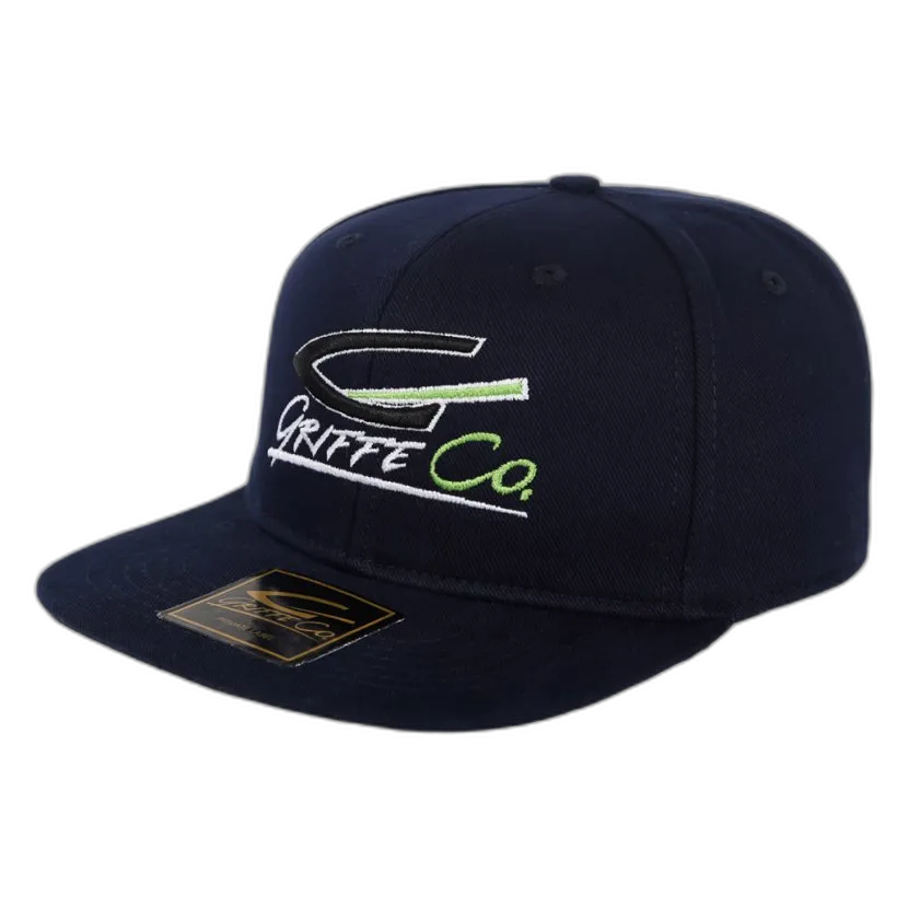 Navy Blue Embroidered Baseball Cap