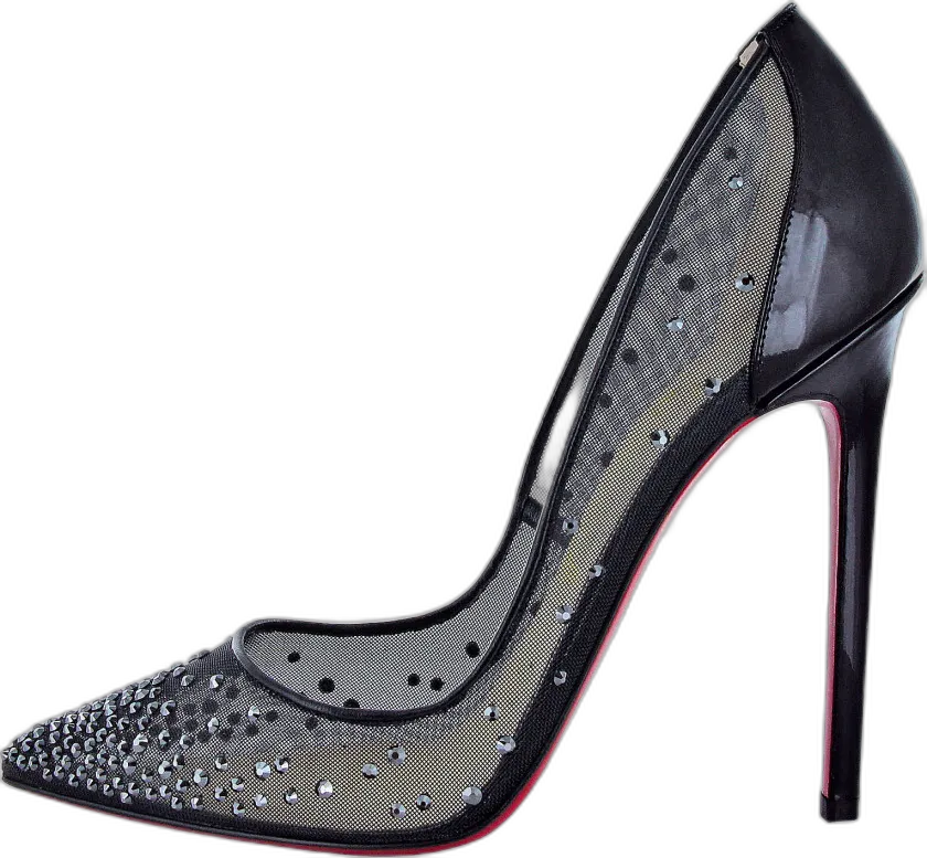 Rhinestone Embellished High Heel Pump