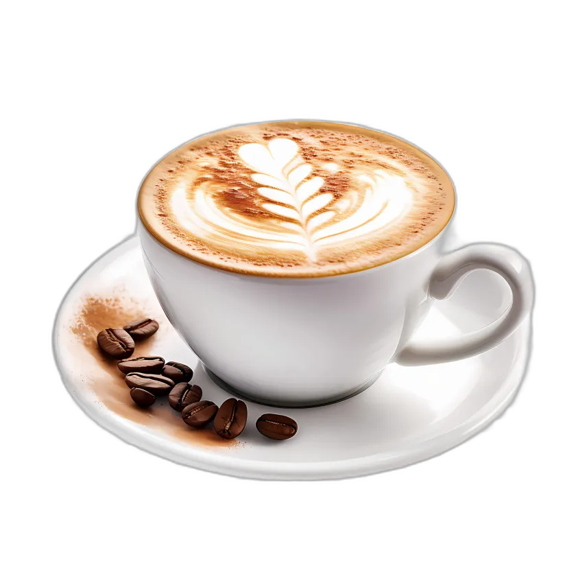 Cappuccino Cup with Latte Art