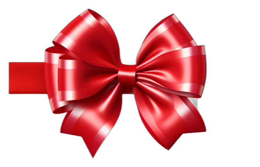 Red Satin Gift Bow