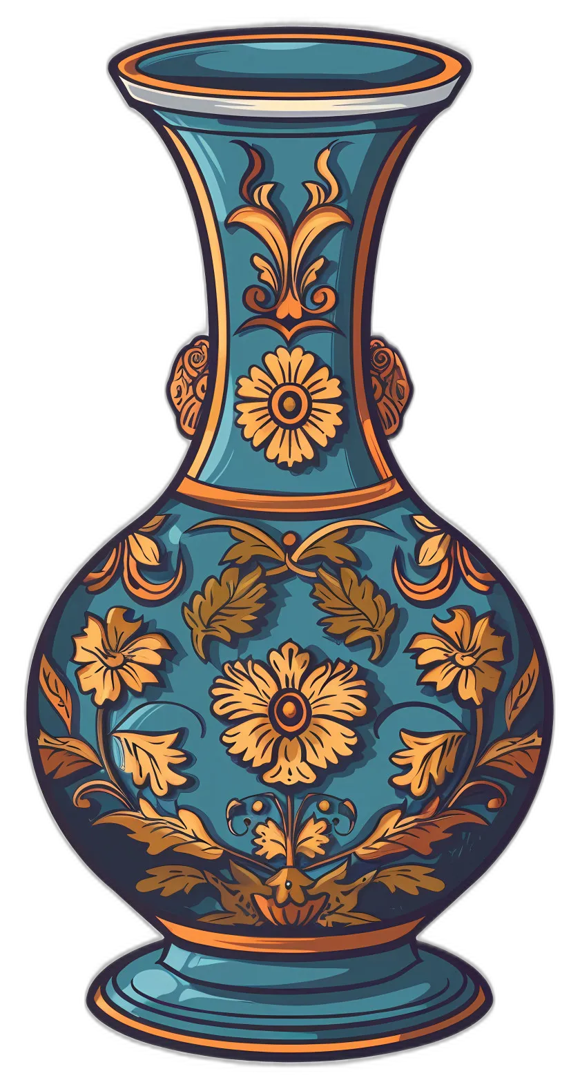 Ornate Ceramic Vase