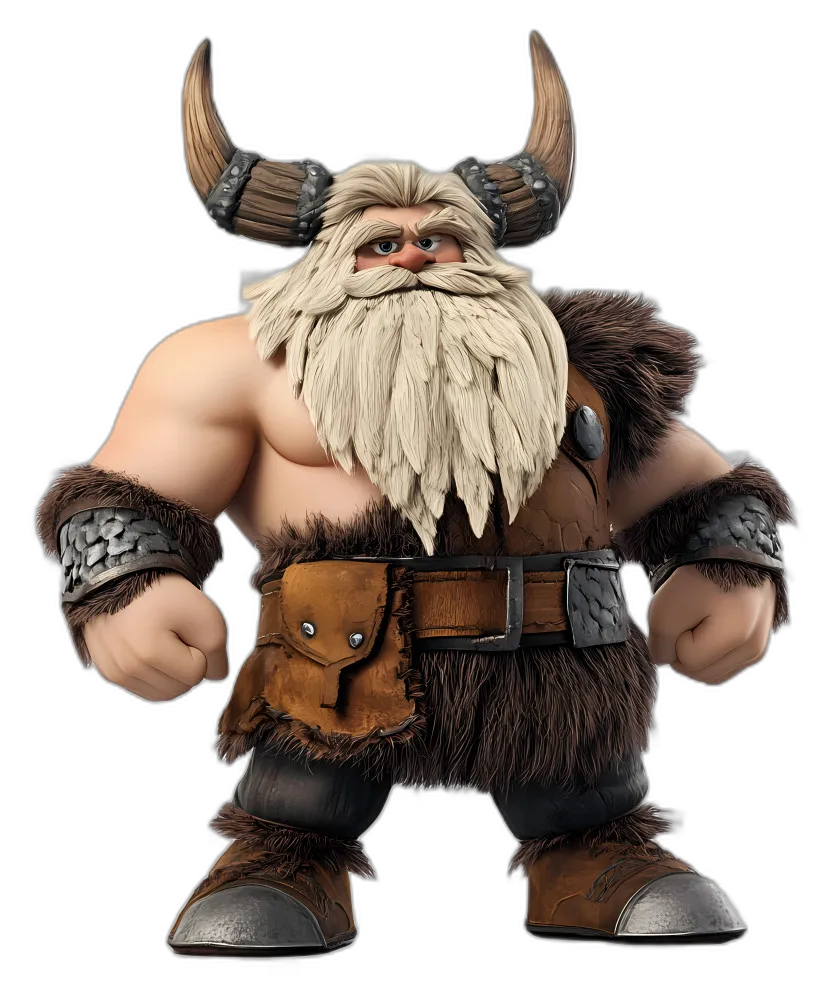 Cartoon Viking Warrior