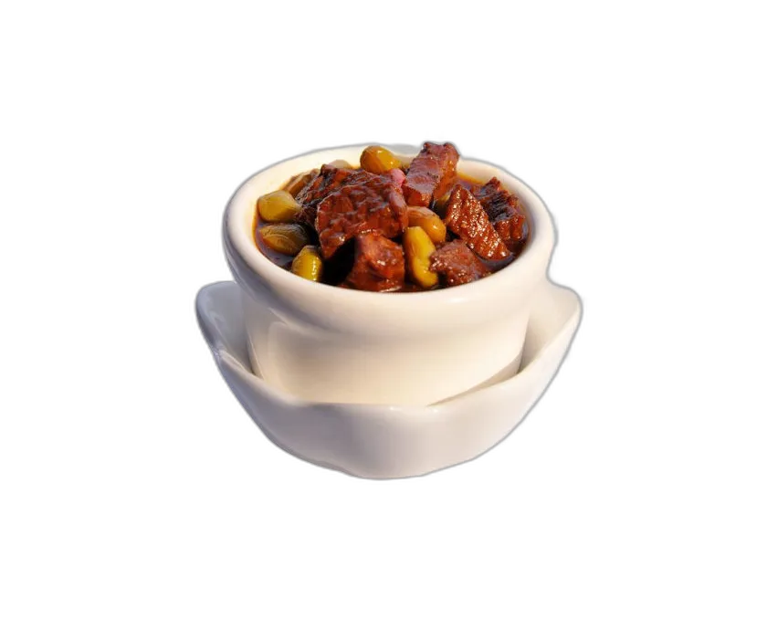 Ceramic Bowl with Meat Stew