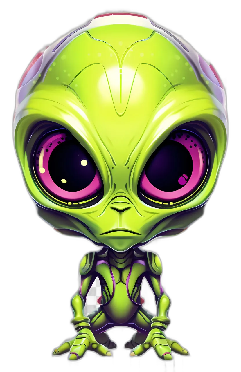Cute Big-Headed Alien