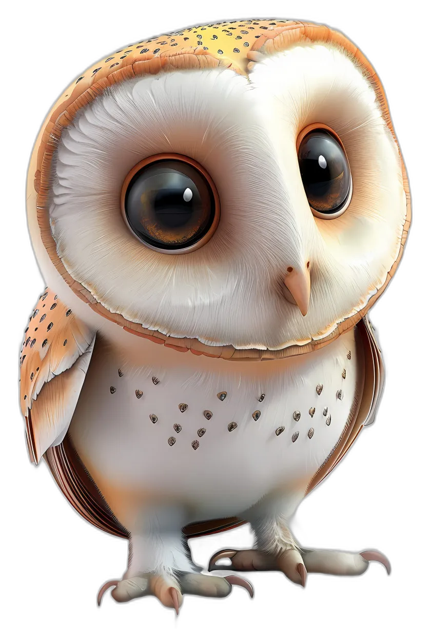 Stylized Barn Owl