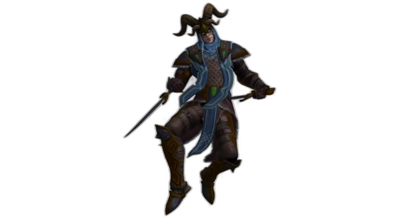Fantasy Rogue Assassin Character
