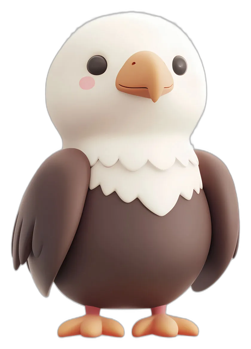 Cute Baby Bald Eagle
