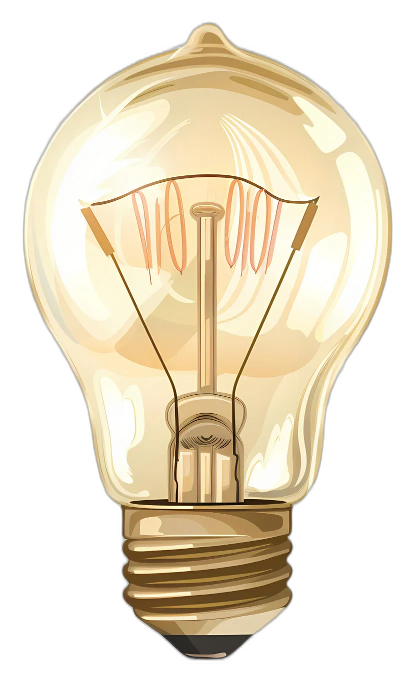 Vintage Incandescent Light Bulb