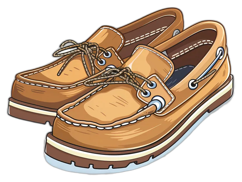 Classic Brown Leather Boat Shoes