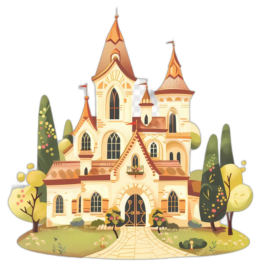 Whimsical Storybook Castle