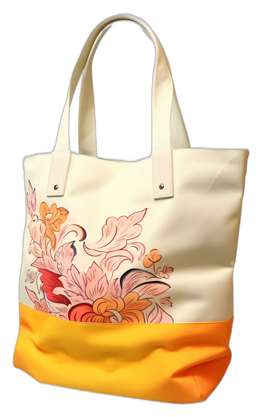 Floral Pattern Tote Bag