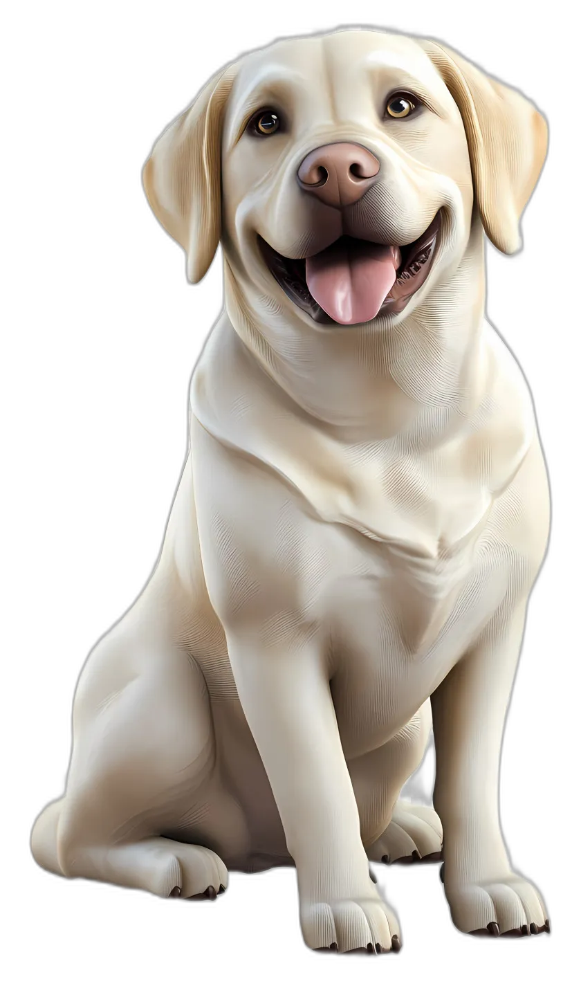 Happy Labrador Retriever Dog
