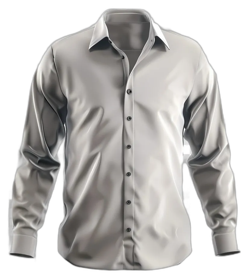 Formal Light Grey Dress Shirt