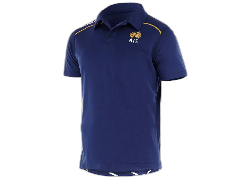 Dark Blue Textured Polo Shirt