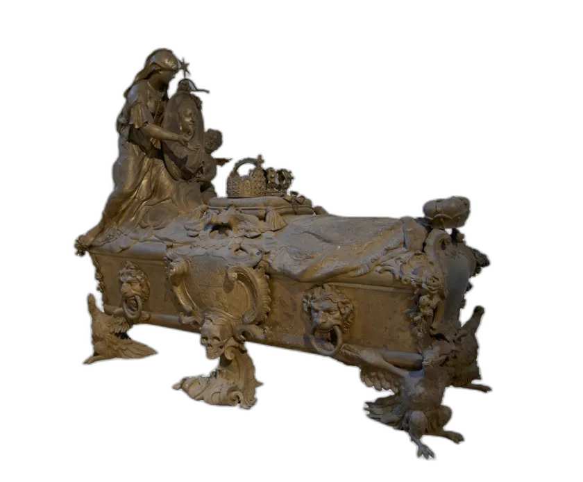 Ornate Bronze Sarcophagus