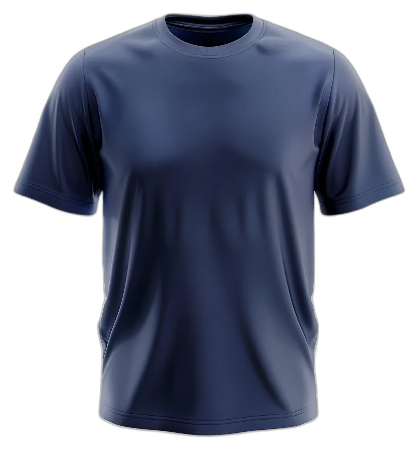 Navy Blue Crew Neck T-Shirt