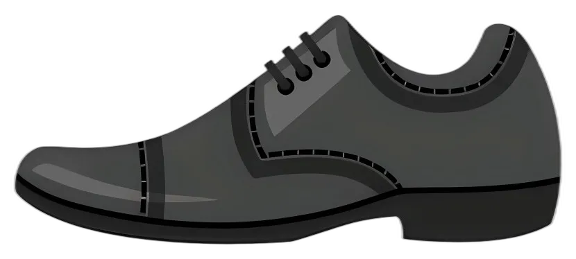Minimalist Dark Grey Dress Shoe