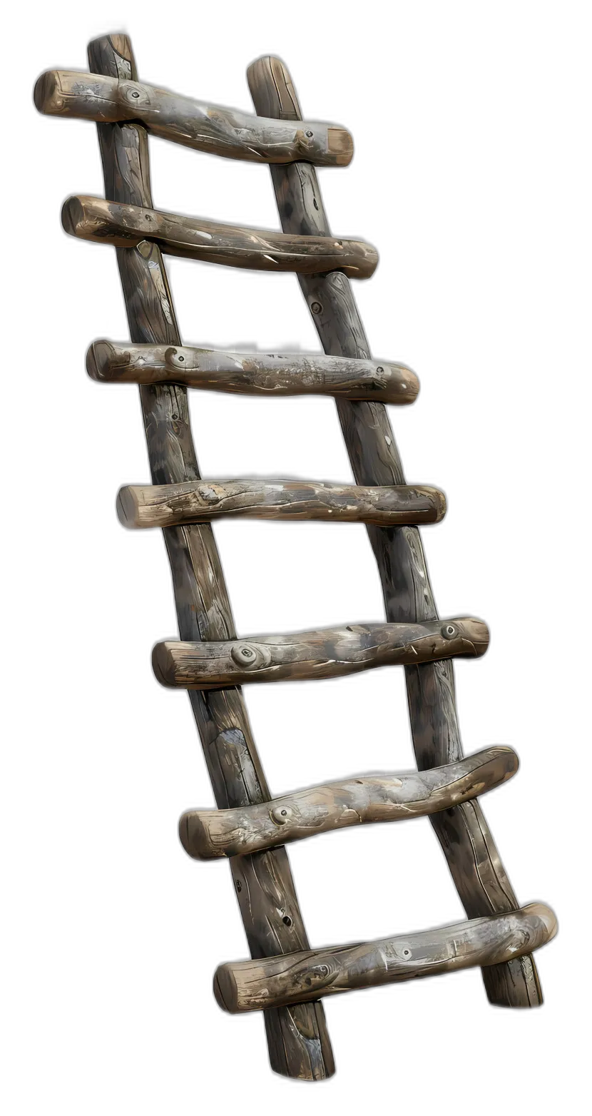 Rustic Wooden Ladder