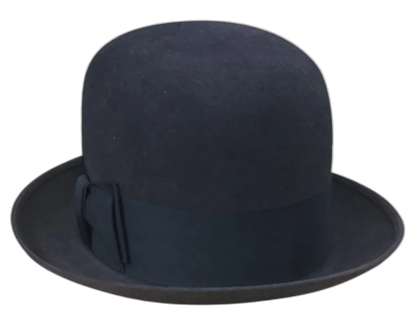 Classic Dark Gray Bowler Hat