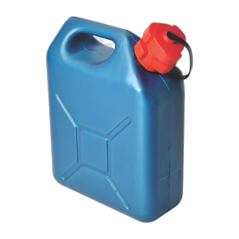 Blue Jerrycan with Orange Cap