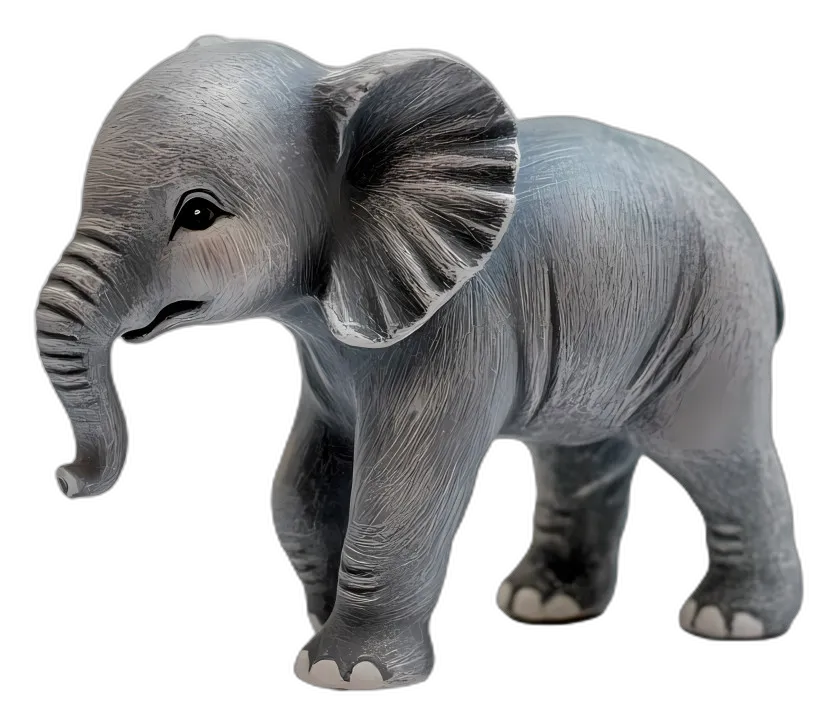 Cute Baby Elephant Figurine