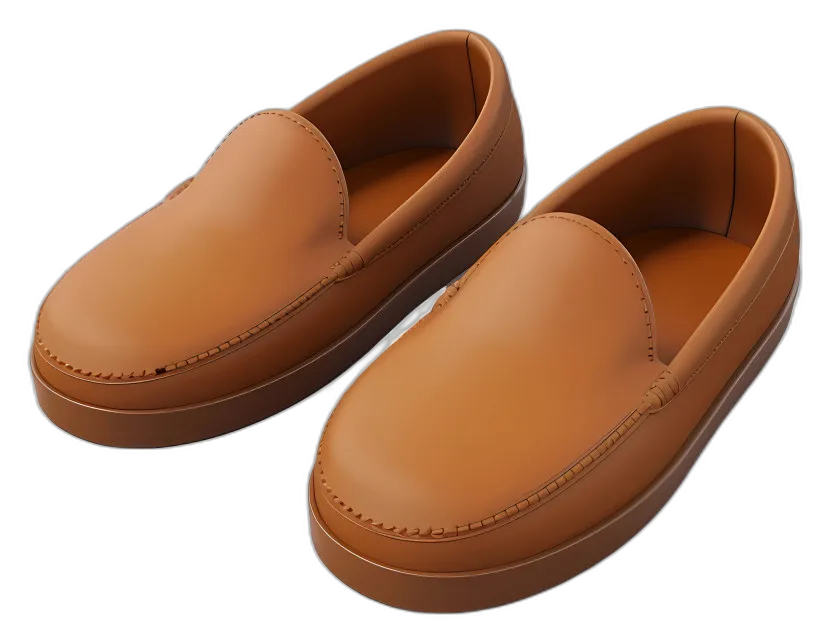 Brown Leather Loafers
