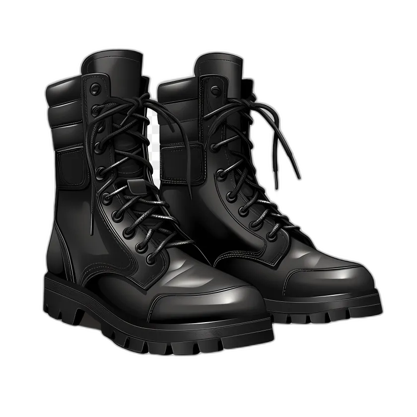Black Combat Boots
