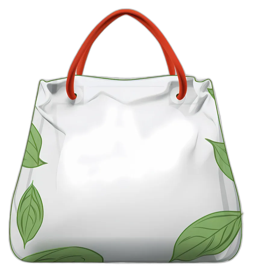 Stylish Leaf Design Tote Bag