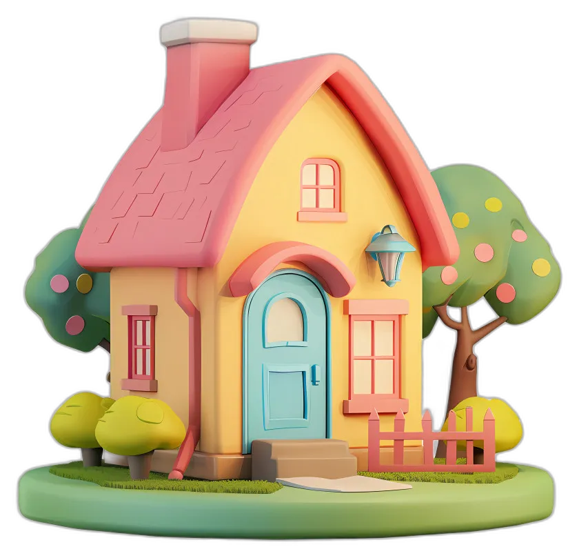 Whimsical Cartoon House