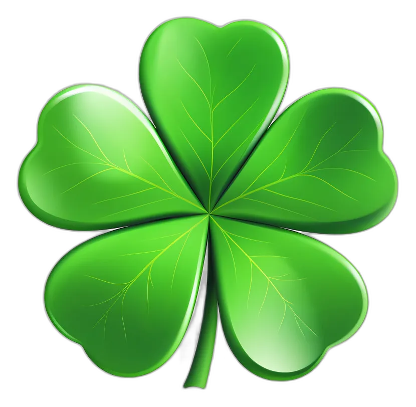 Glossy Four Leaf Clover