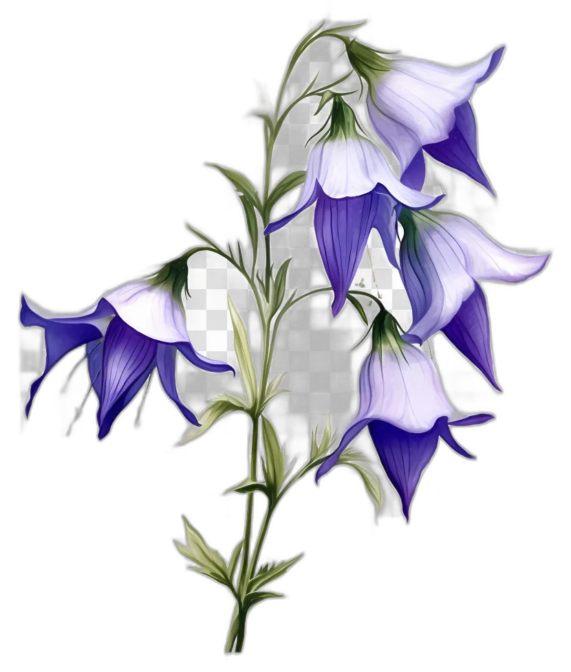 Bellflower Floral Cluster