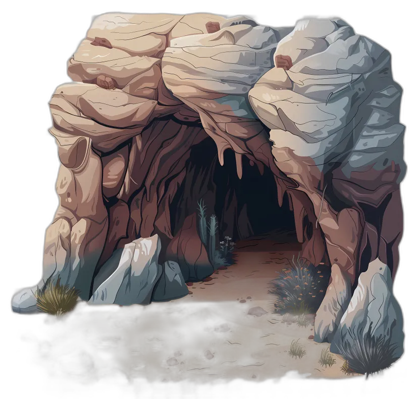 Desert Cave Rock Formation