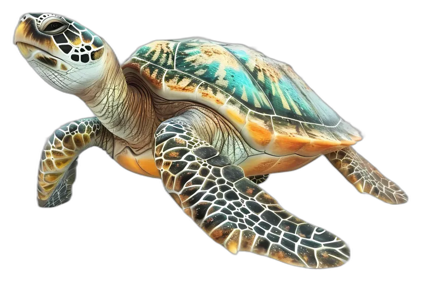 Realistic Sea Turtle