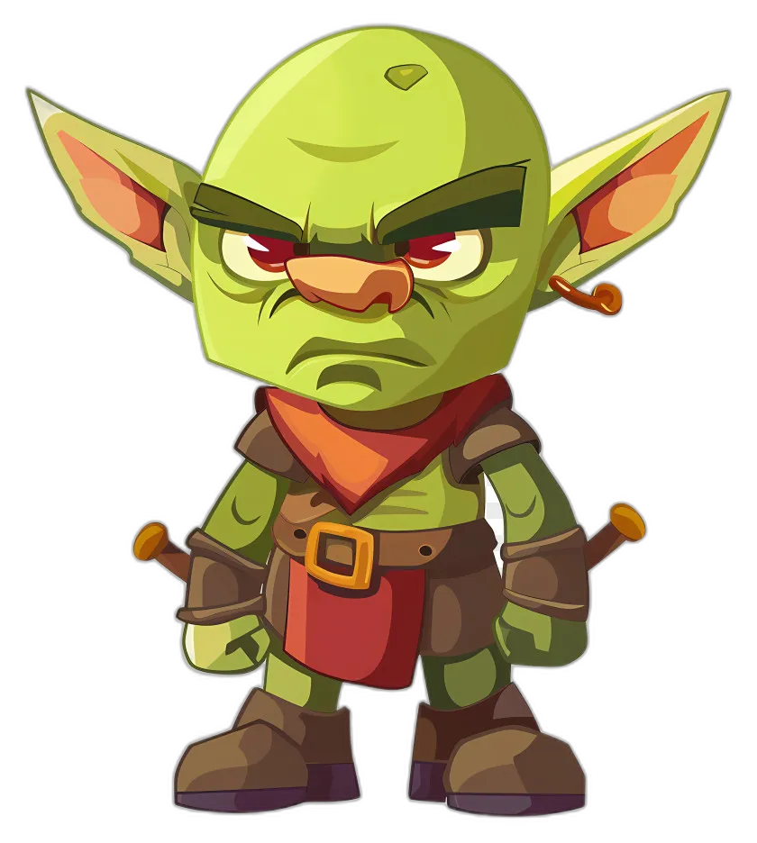 Cartoon Fantasy Goblin Character