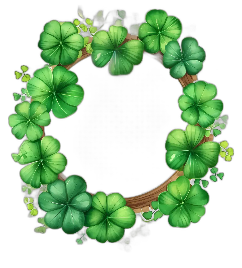 Shamrock Clover Wreath