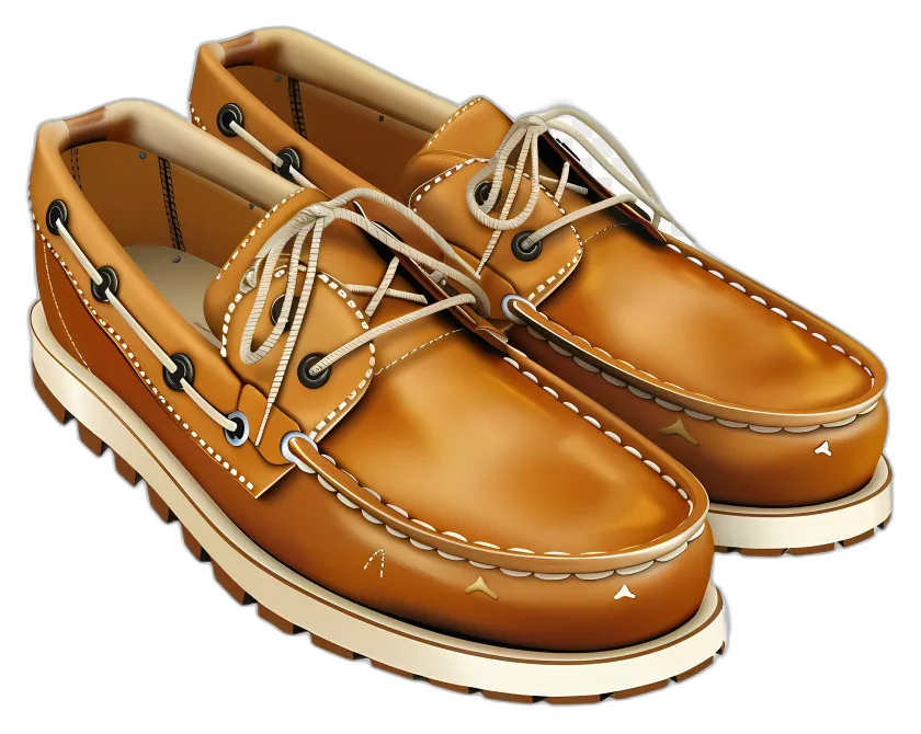 Tan Leather Boat Shoes