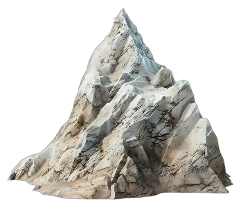 Stylized Mountain Peak