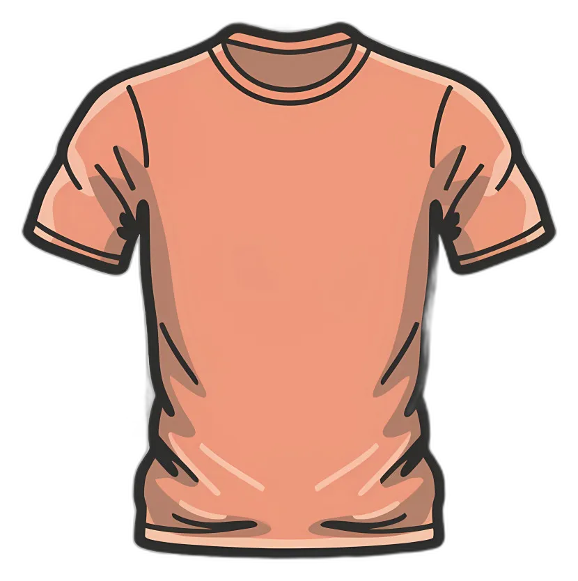 Cartoon Peach T-Shirt
