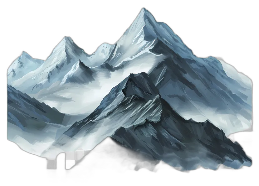 Snowy Mountain Range