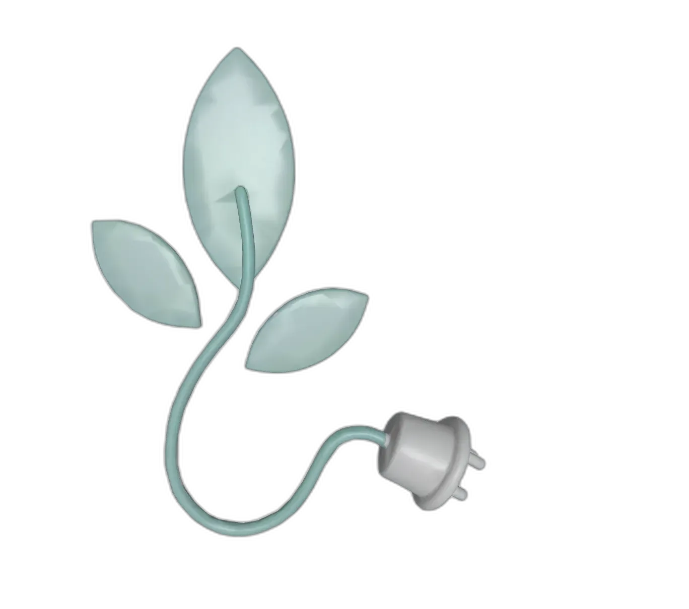 Stylized Teal Plant