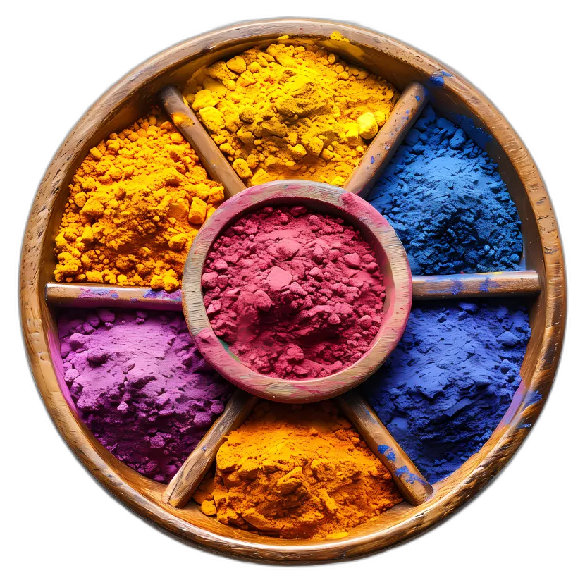 Colorful Powder Tray