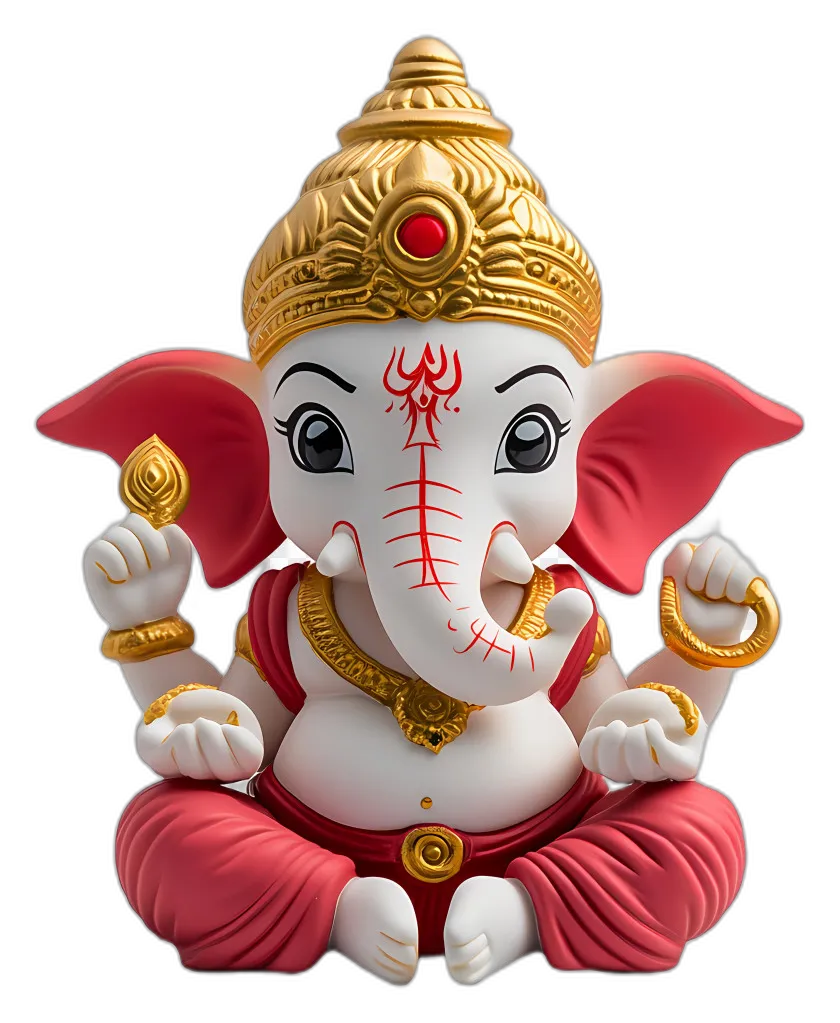 Porcelain Ganesha Idol