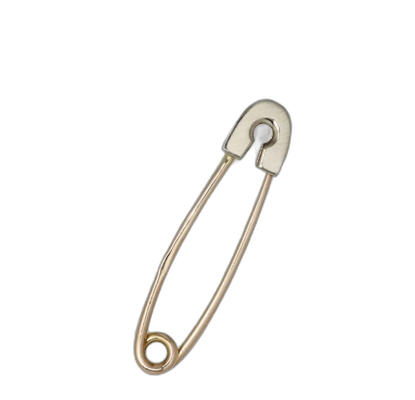 Polished Gold Safety Pin