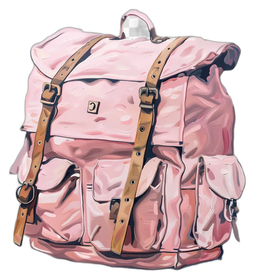 Pink Vintage Backpack