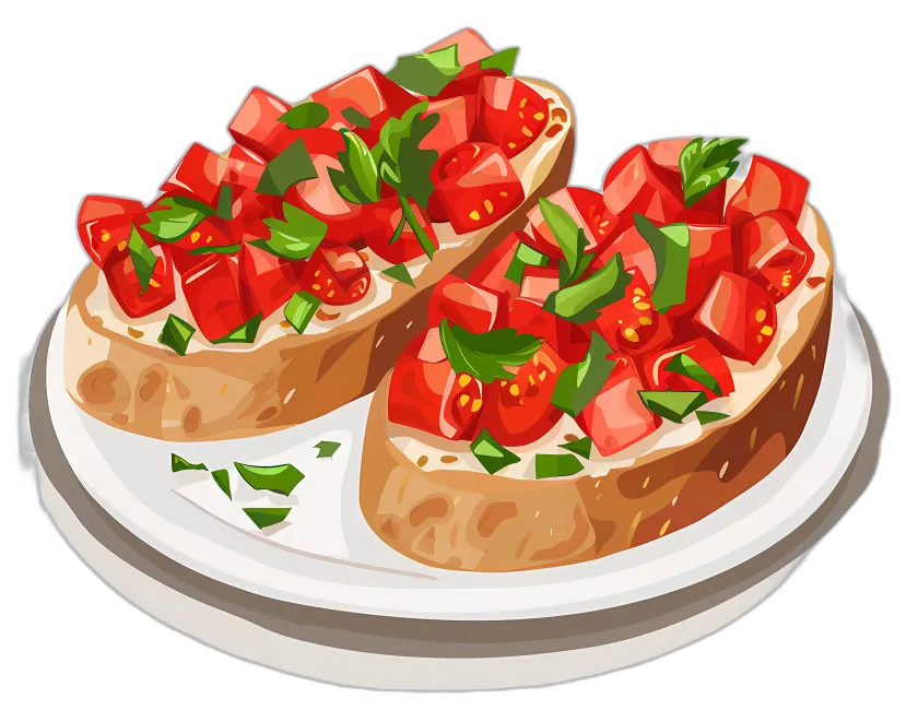 Fresh Tomato Basil Bruschetta