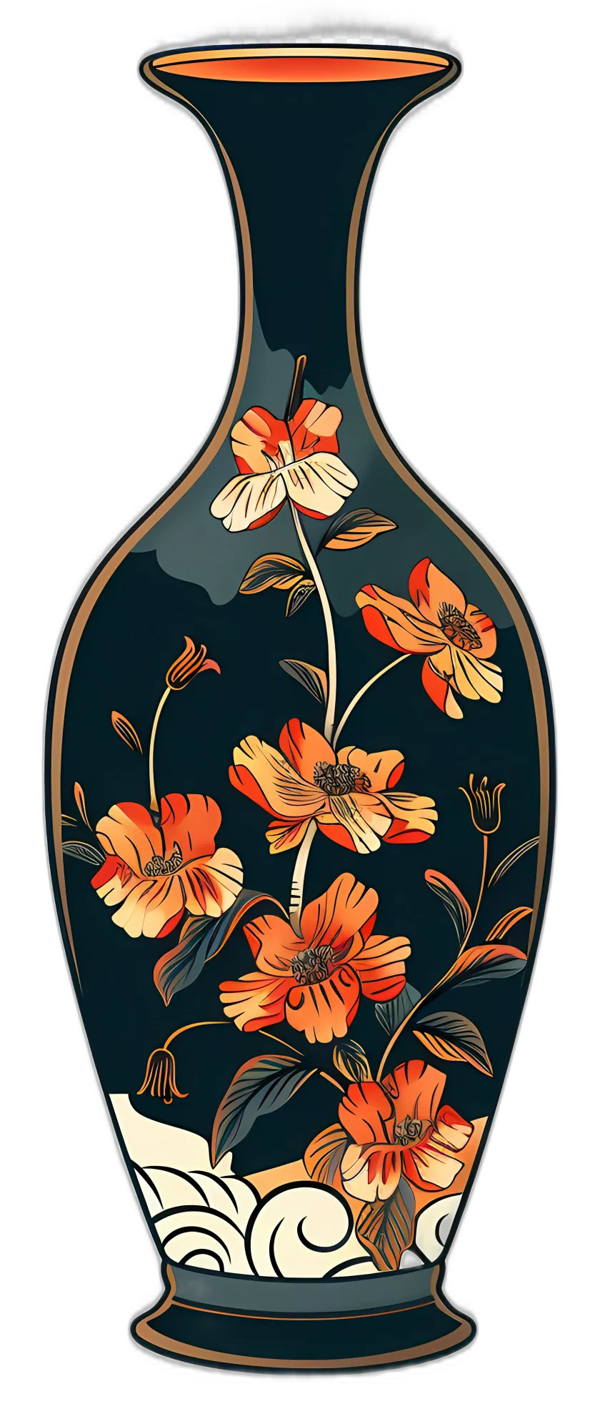 Artistic Floral Vase